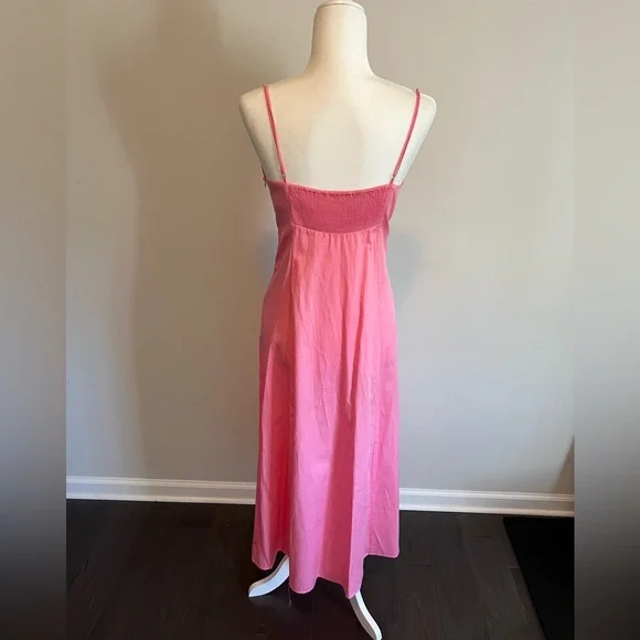 Zara Bustier Midi Dress in Candy Pink Large - Picture 7 of 14